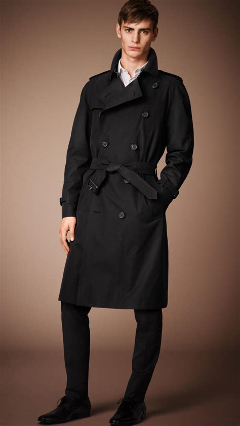 burberry black trench coat men|authentic burberry men trench coat.